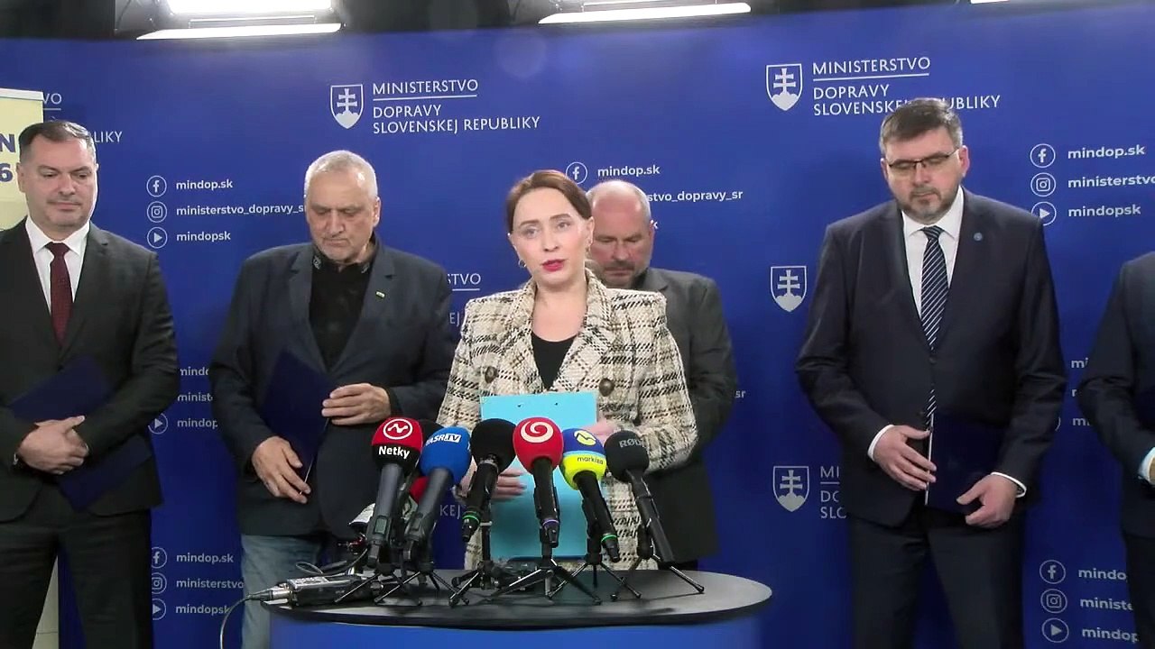 ZÁZNAM: Brífing Ministerstva dopravy SR