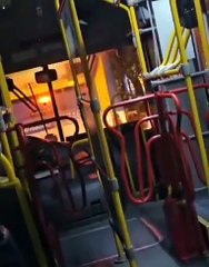 Motorista de ônibus viraliza ao usar vassoura para fechar porta com defeito