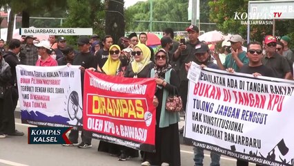 Pilkada Banjarbaru Diprotes, Dituding Meniadakan Demokrasi, Massa Tuntut Pemilihan Diulang!