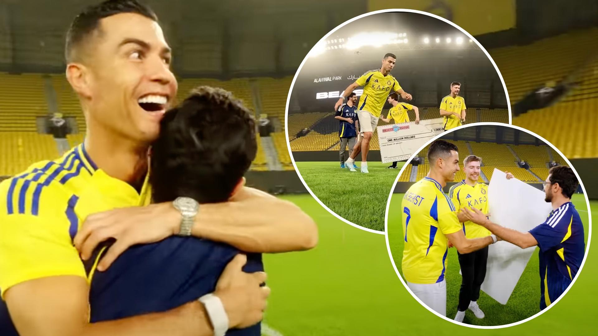 Video Cristiano Ronaldo Loses 1 Million Challenge To Fan In
