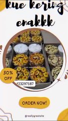 082214297187,Kue kering renyah Bandung, Kue kering mentega Bandung