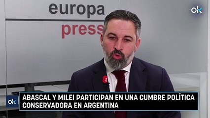 Abascal y Milei participan en una cumbre política conservadora en Argentina