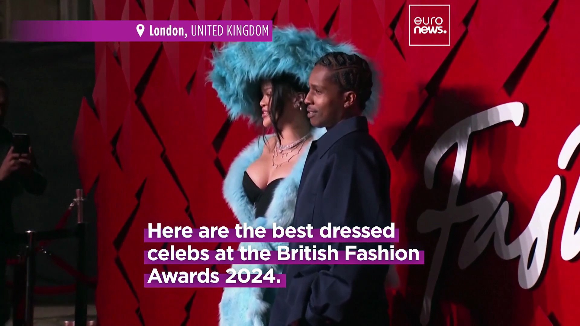 ⁣British Fashion Awards 2024: The best dressed celebrity red carpet looks