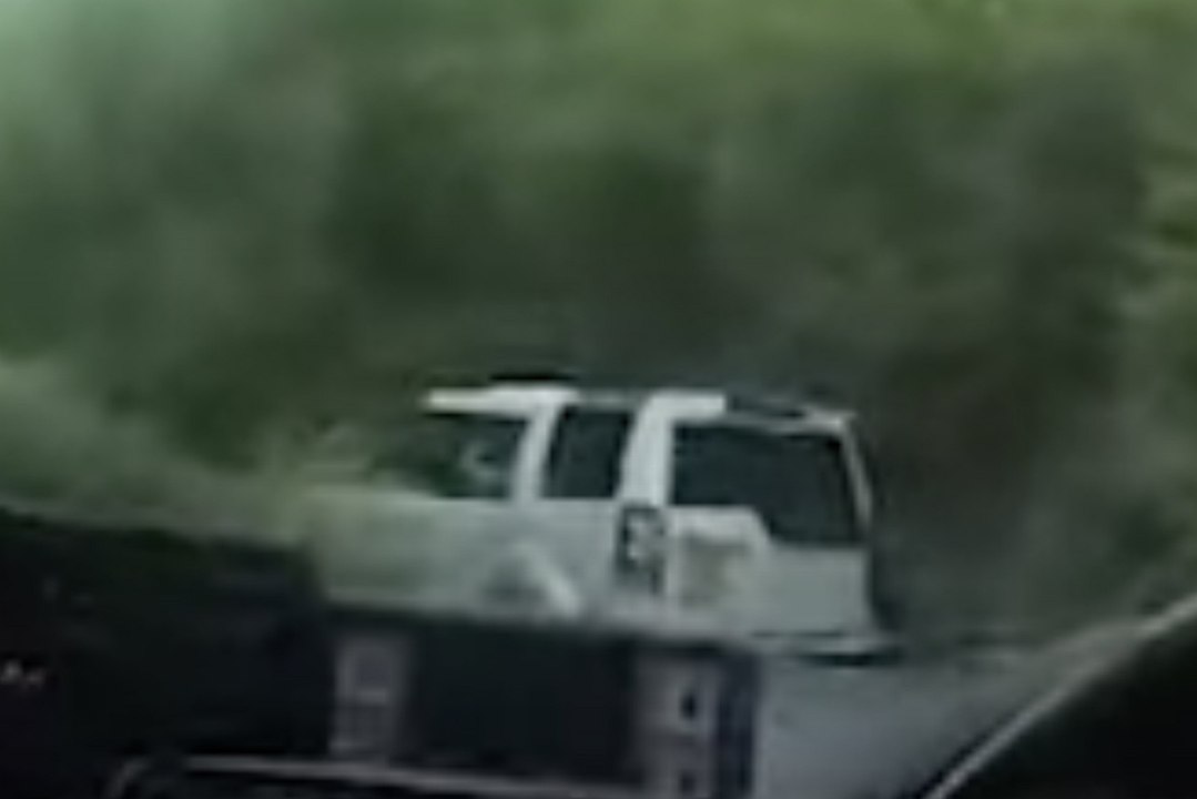Footage shows reckless driver crash after cops chase him for not wearing seat belt
