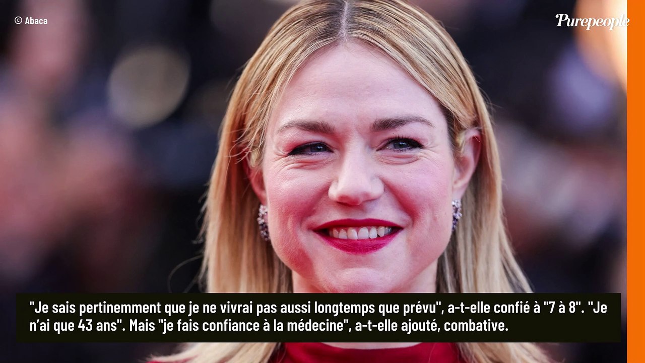 "Vivre moins longtemps" Emilie Dequenne atteinte d'un mal qui touche 1 personne sur 1 ou 2 millions, l’actrice lucide sur son avenir