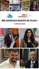 Bir dakikada bugün ne oldu?