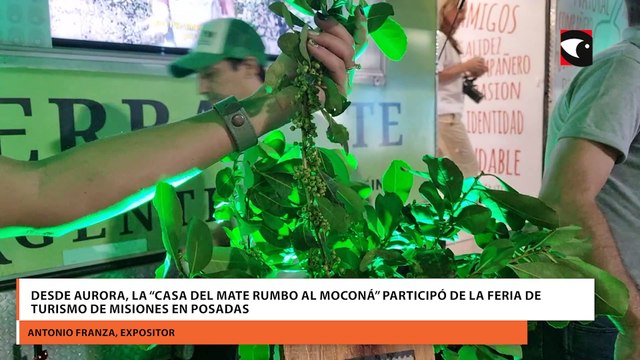 Desde Aurora, la “Casa del Mate Rumbo al Moconá” participó de la Feria de Turismo de Misiones en Posadas