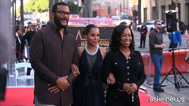 Kerry Washington svela la sua stella sulla Hollywood Walk of Fame