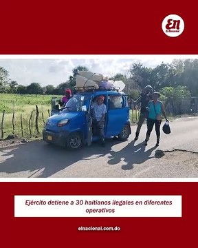 Ejército detiene a 30 haitianos ilegales en diferentes operativos