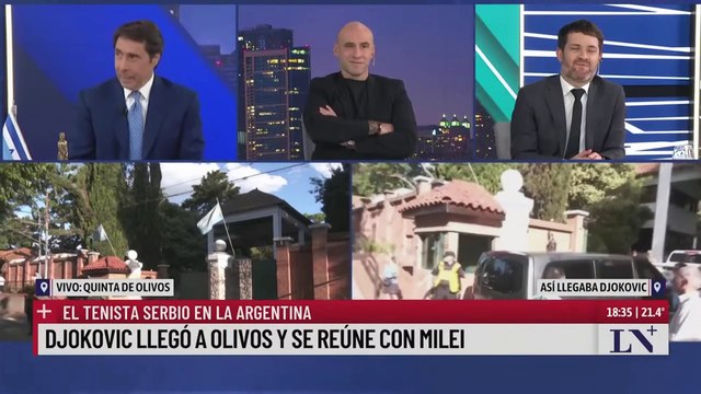 Djokovic después de reunirse con Milei en Olivos: Él quería reunirse con el presidente