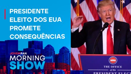 TRUMP diz que HAMAS “vai pagar caro” se não SOLTAR REFÉNS; bancada DEBATE