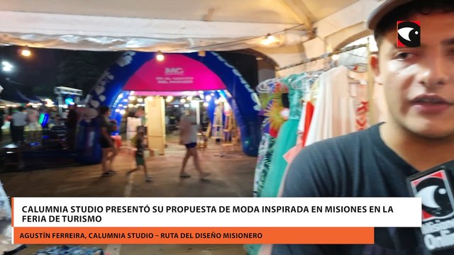 Calumnia Studio presentó su propuesta de moda inspirada en Misiones en la Feria de Turismo