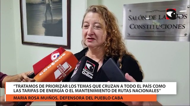 Tratamos de priorizar los temas que cruzan a todo el país como las tarifas de energía o el mantenimiento de rutas nacionales