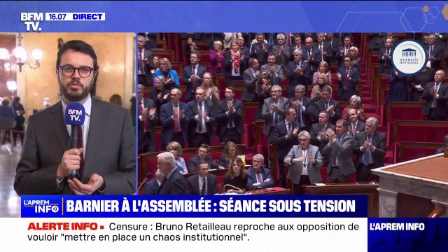 Motion de censure: Ce n'est pas de gaieté de cœur qu'on participe à la première chute d'un gouvernement depuis 1962 , déclare Arthur Delaporte, député PS