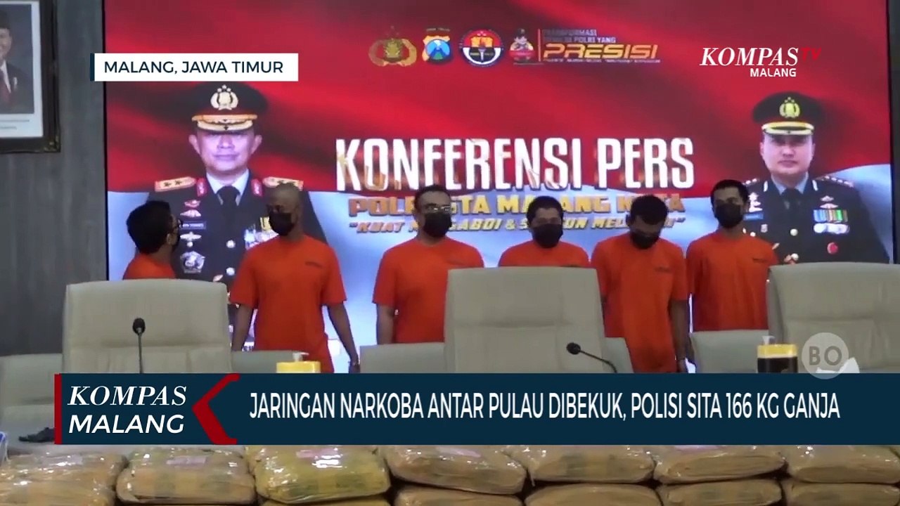 Jaringan Pengedar Narkoba Antar Pulau Dibekuk, Sita 166 Kg Ganja