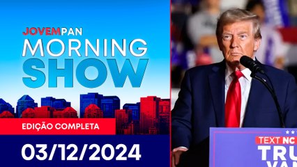 TRUMP PROMETE CONSEQUÊNCIAS AO HAMAS | MORNING SHOW - 03/12/24
