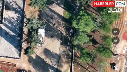 Muhalifler drone saldırılarının görüntülerini yayınladı