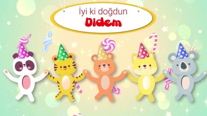 İyi ki Doğdun DİDEM - İsme Özel Çocuk Doğum Günü Şarkısı