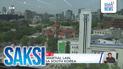 Emergency martial law, idineklara sa South Korea | Saksi