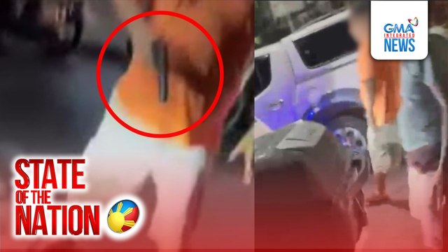 Retired Marine Soldier, tinutukan ng baril ang nakaalitang motorista | SONA