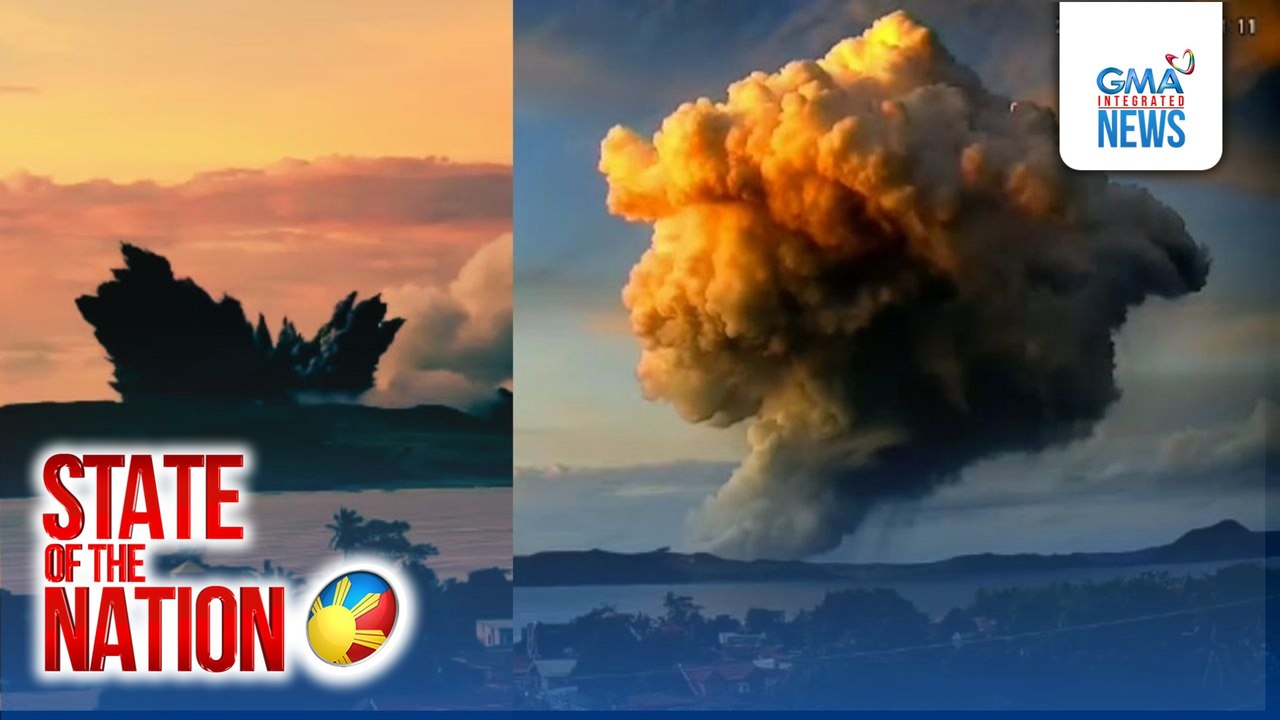 Minor Phreatomagmatic Eruption ng Bulkang Taal, pinakamalakas ngayong taon, ayon sa PHIVOLCS | SONA