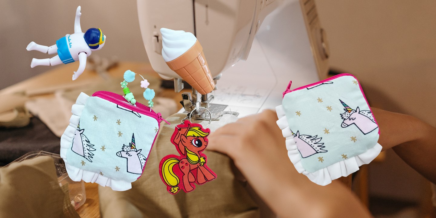 Tutoriel : coudre un porte-monnaie froufrou pour enfant