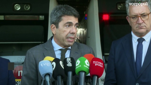 Mazón: Hay sistemas de alarma en las cuencas que podían estar en marcha y no lo estaban