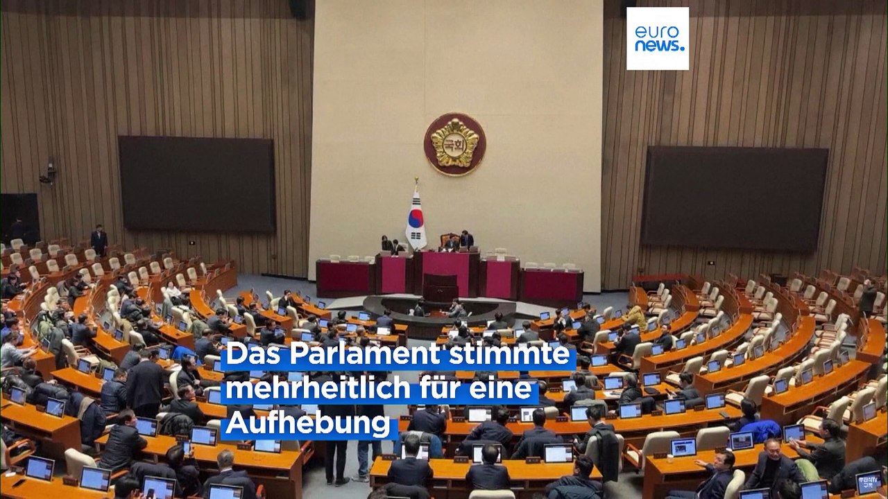 Südkorea: Präsident wird Kriegsrecht nach einer Kabinettssitzung aufheben