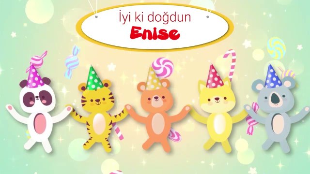 İyi ki Doğdun ENİSE - İsme Özel Çocuk Doğum Günü Şarkısı