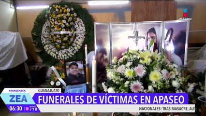 Despiden a los bomberos que murieron en el ataque armado en Apaseo el Grande