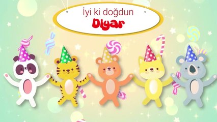 İyi ki Doğdun DİYAR - İsme Özel Çocuk Doğum Günü Şarkısı