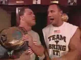 The Rock And Kurt Angle Funny Segment