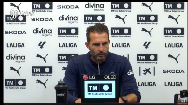 Rubén Baraja, rueda de prensa Copa del Rey