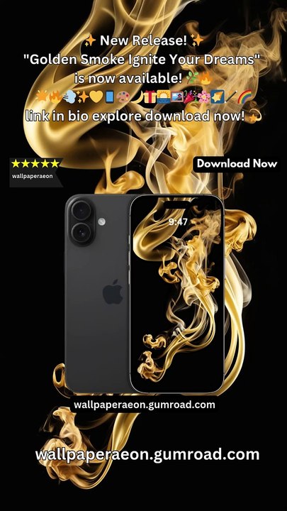 iphone wallpaper wallpapers Golden Smoke Ignite Your Dreams phone wallpapers