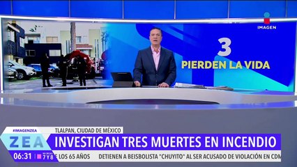 Investigan la muerte de tres personas en un incendio en la Col. Toriello Guerra, CDMX