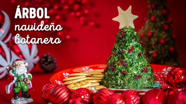 Árbol botanero navideño: Receta con 5 ingredientes