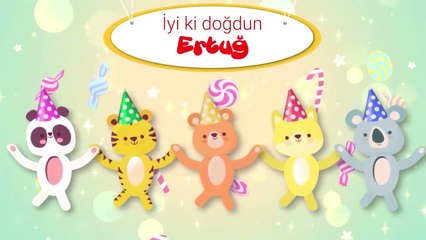 İyi ki Doğdun ERTUĞ - İsme Özel Kırmızı Balık Doğum Günü Şarkısı