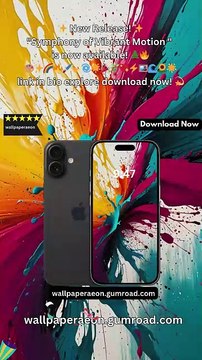 phone wallpapers - Symphony of Vibrant Motion - iphone wallpaper - best wallpapers