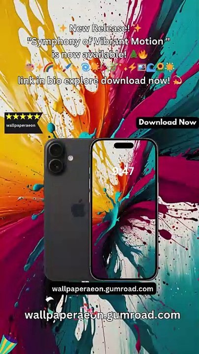 phone wallpapers - Symphony of Vibrant Motion - iphone wallpaper - best wallpapers