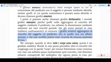 Kant_ Giudizi analitici e sintetici - Il concetto di Noumeno (introduzione alla lettura)