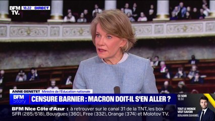 Anne Genetet, au sujet de l'opposition: "Ce n'est pas à eux de fixer le calendrier de la prochaine" présidentielle