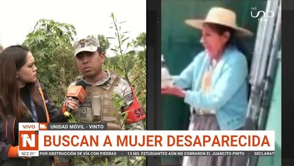 ¡Temen que fue arrastrada por el río! Abuelita de 87 años es buscada en Quillacollo