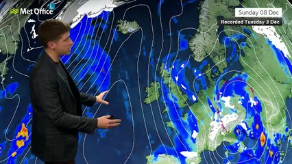 Met Office 14 day weather outlook 03/12/2024
