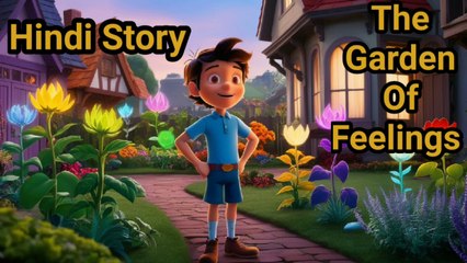 The Garden Of Feelings Hindi Story, Very Nice Story , Bedtime Stories, 🌝⭐👍🏻☁️❤🌺🌈🌷🌻🌸💐🐰🐰🐰🎉🎇