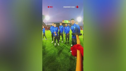 La mascota del Mallorca se va a ‘pegar’ a los del Barça con una cámara oculta: tienen que ver lo de Olmo y Ferran