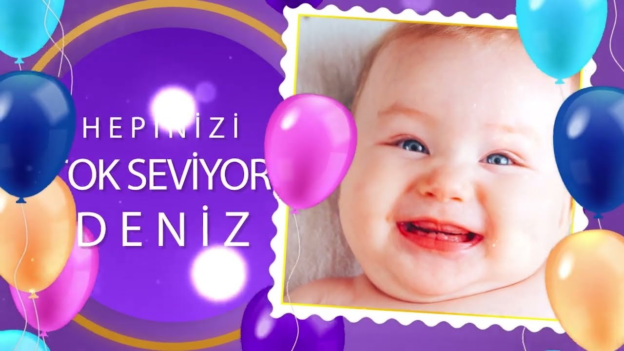 Doğum Günü Daveti DENİZ - İsme Özel Doğum Günü Davet Şarkısı