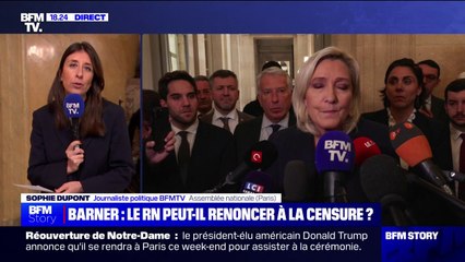 Censure du gouvernement: le Rassemblement national assume sa stratégie jusqu'au bout