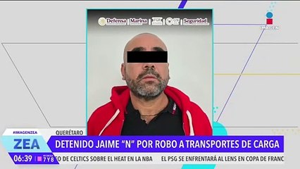 Detienen a Jaime "N", líder de un grupo dedicado al robo de autopartes y venta de armas
