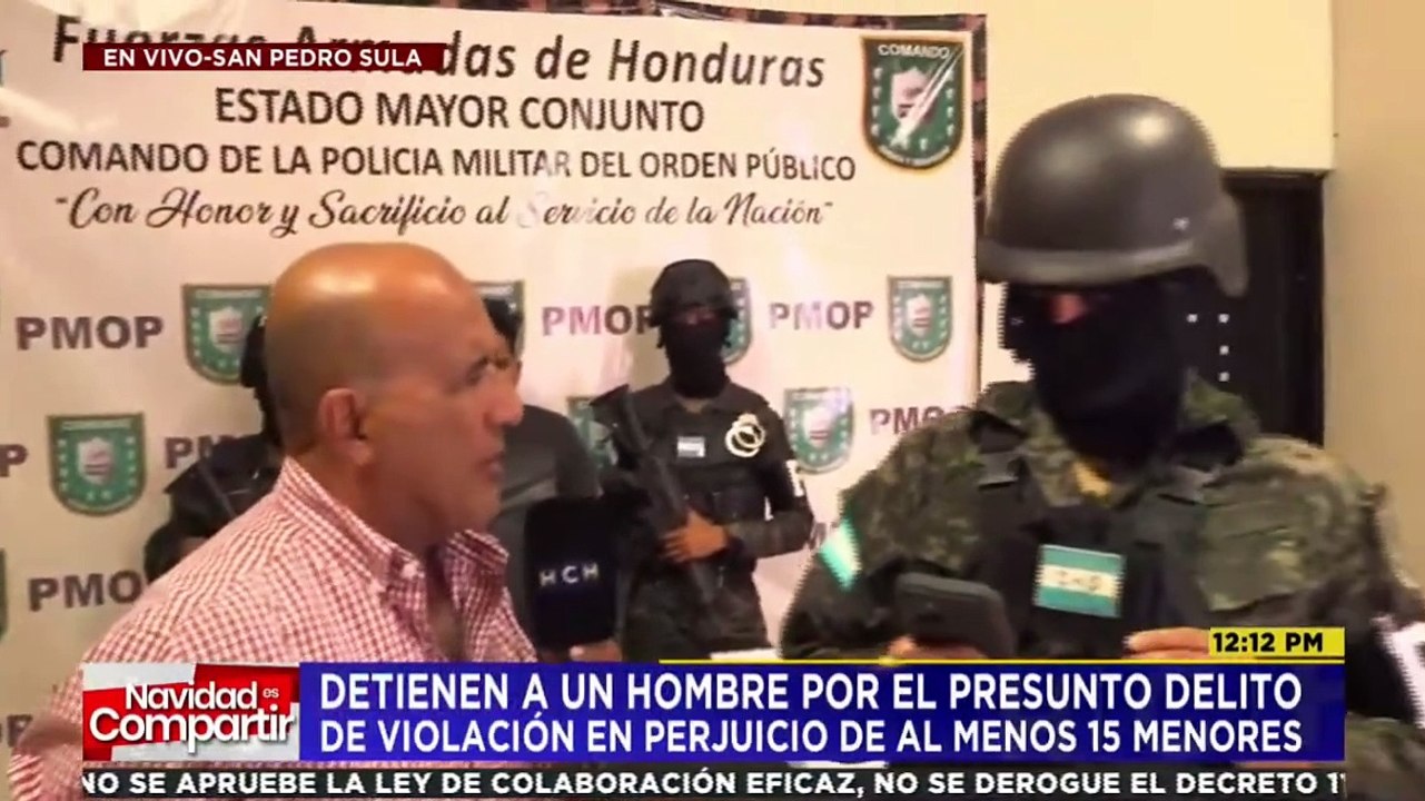Cae degenerado acusado de violar a 15 menores en la zona norte de Honduras