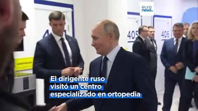 Todo estará bien : Putin visita a los soldados heridos en un centro de rehabilitación
